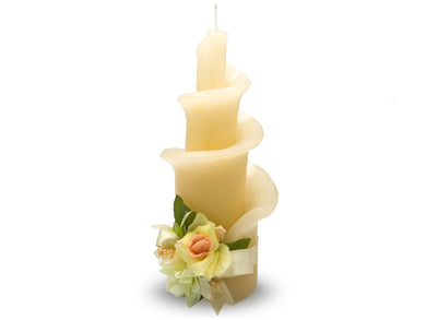 candela a spirale alla vaniglia